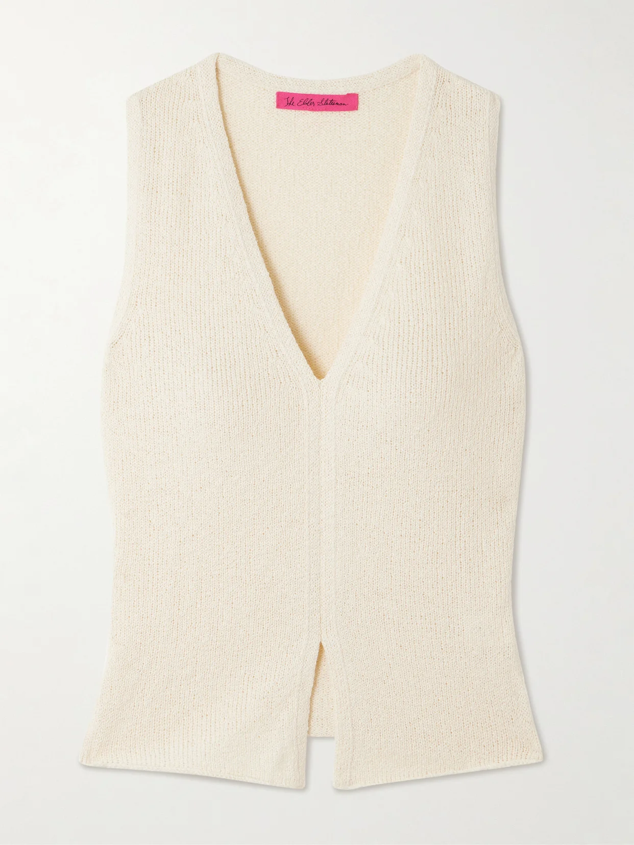 Nora Lite Ribbed Cotton Tank - 1