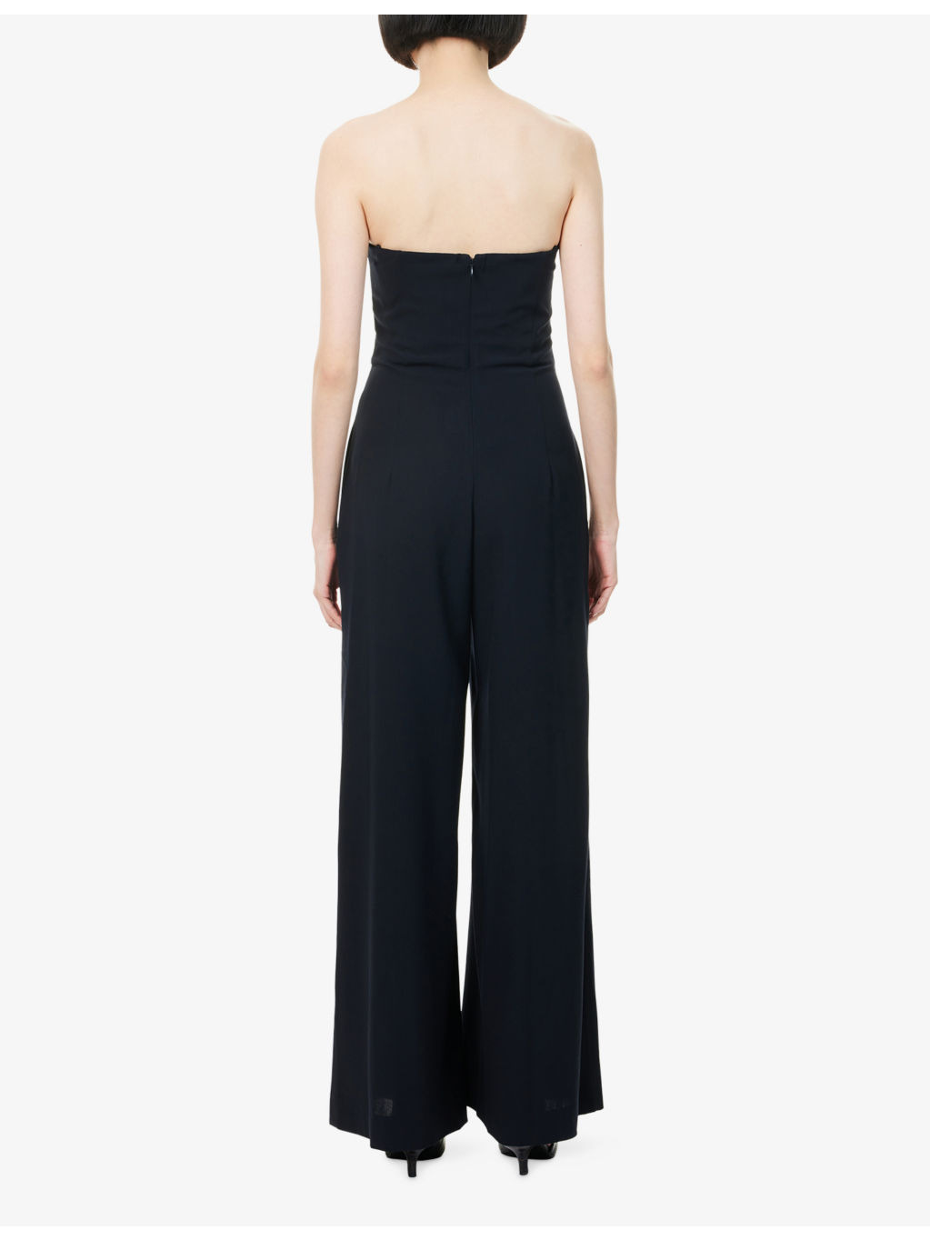 Jade Strapless Wool Jumpsuit - 4