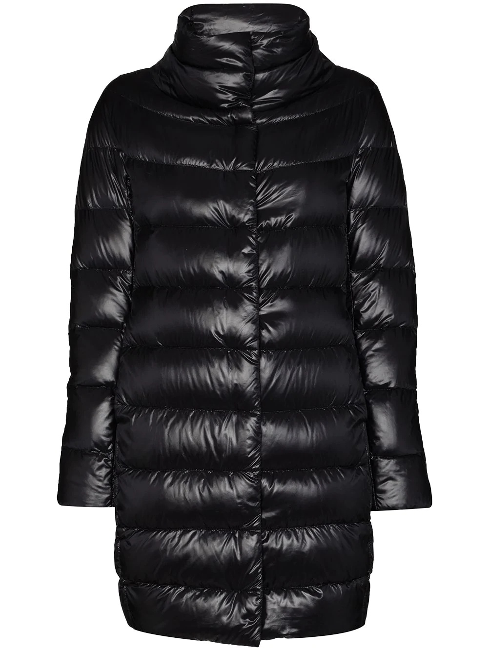 longline puffer jacket - 1