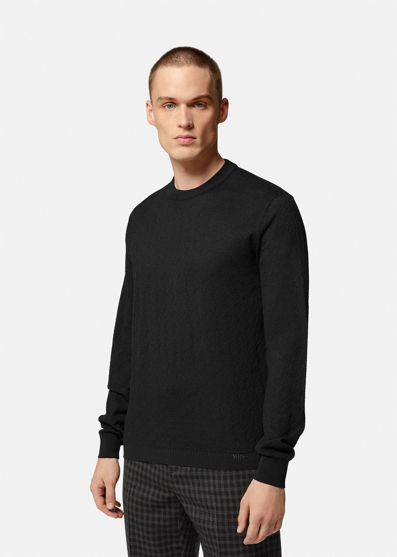 La Greca Silk Blend Sweater 3