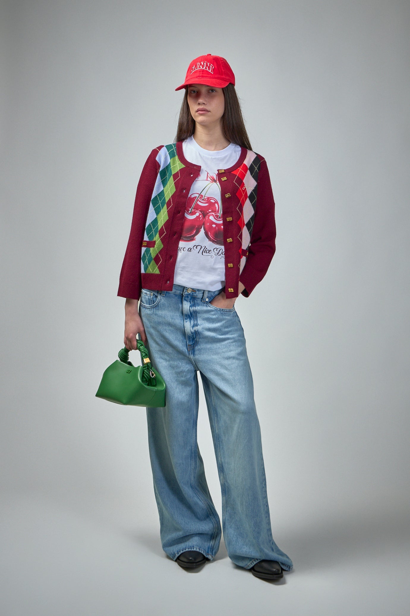 Soft Rigid Denim Baggy Jeans - 2