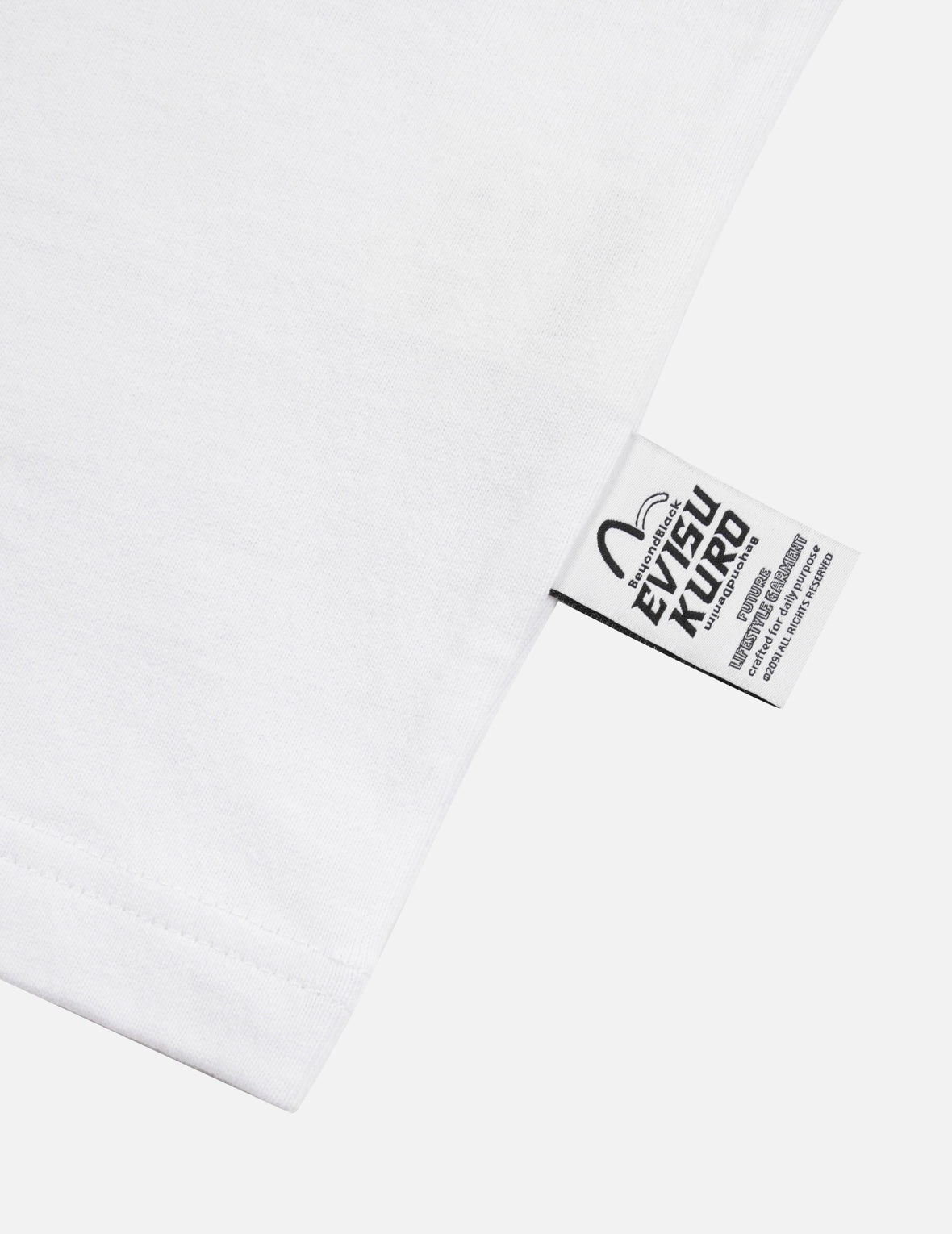 Paisley Check Insert Seagull Loose Fit T-shirt - 11