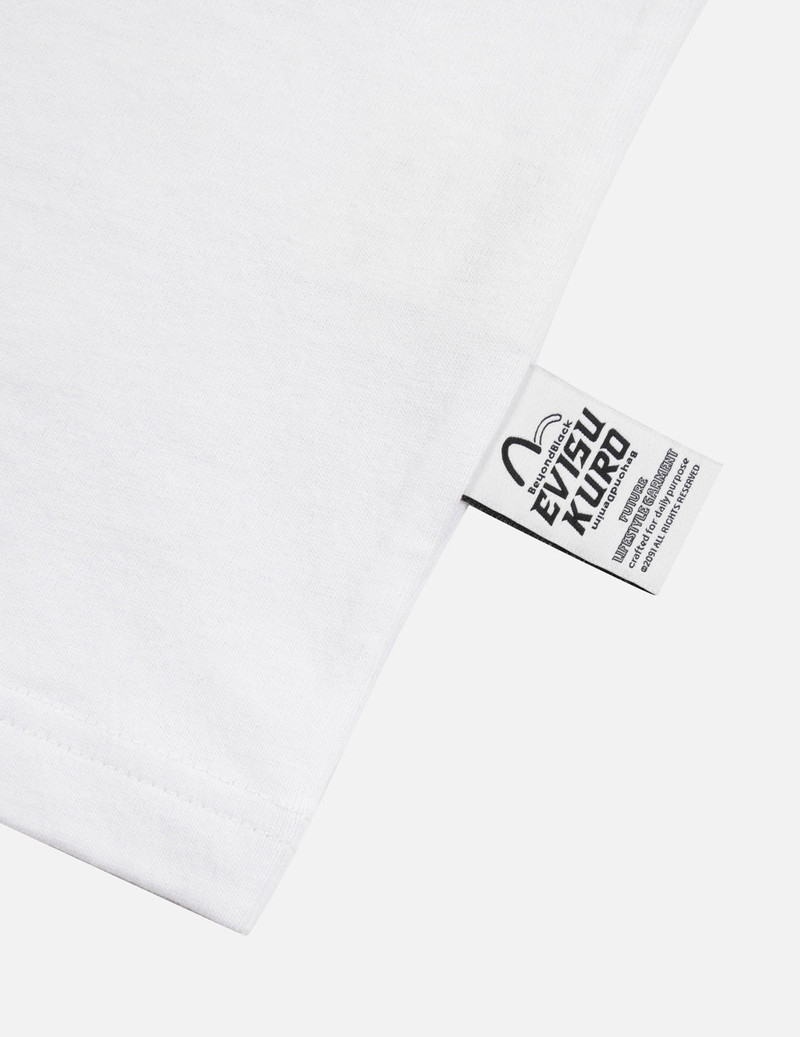 Paisley Check Insert Seagull Loose Fit T-shirt 11