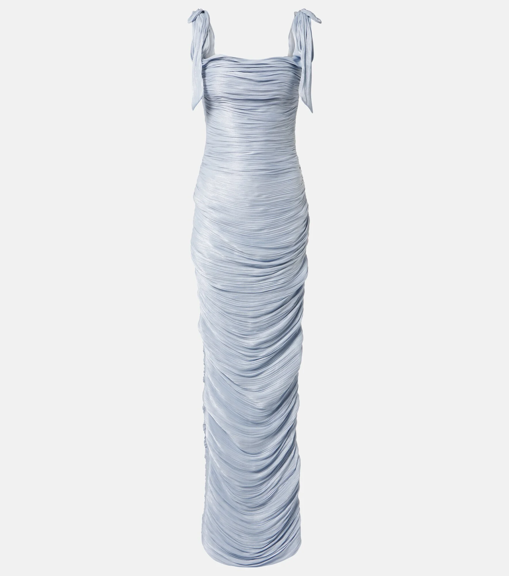 Pleated taffeta gown - 1