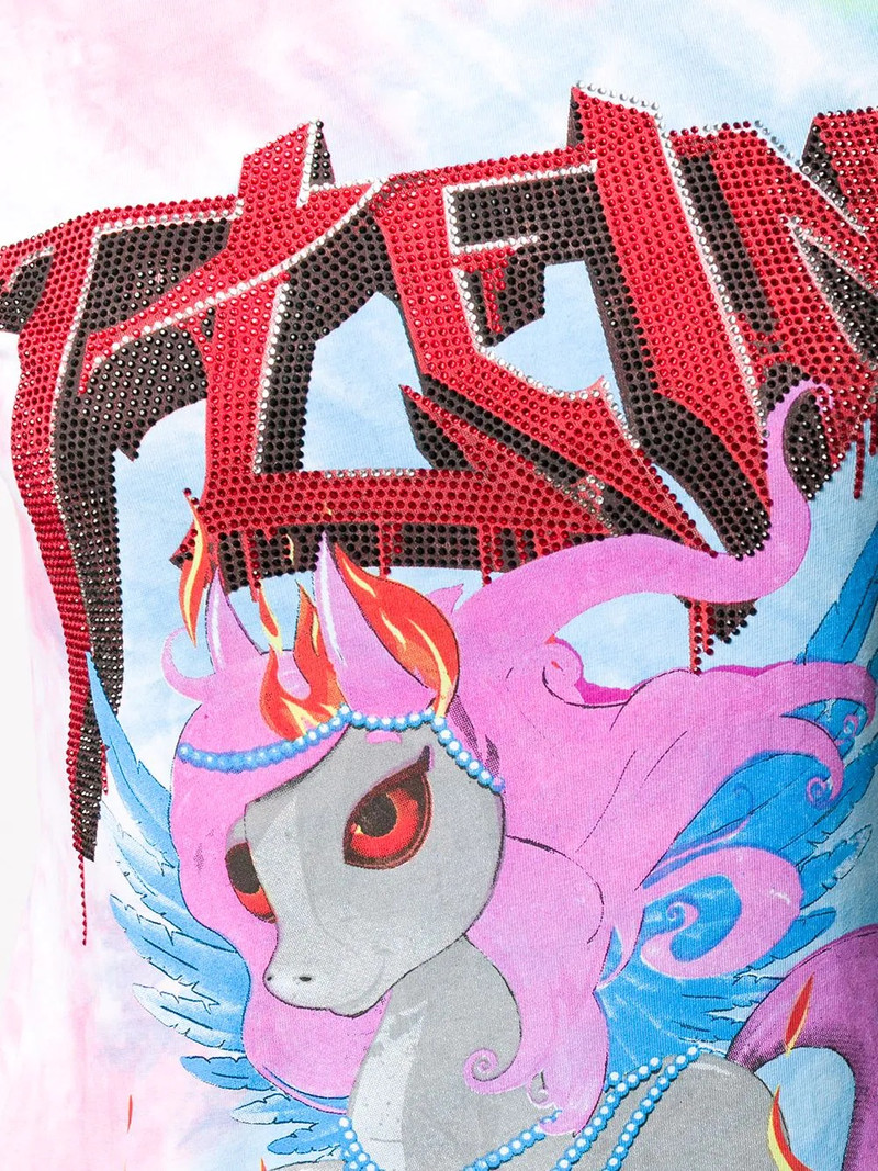 embellished logo T-shirt 5