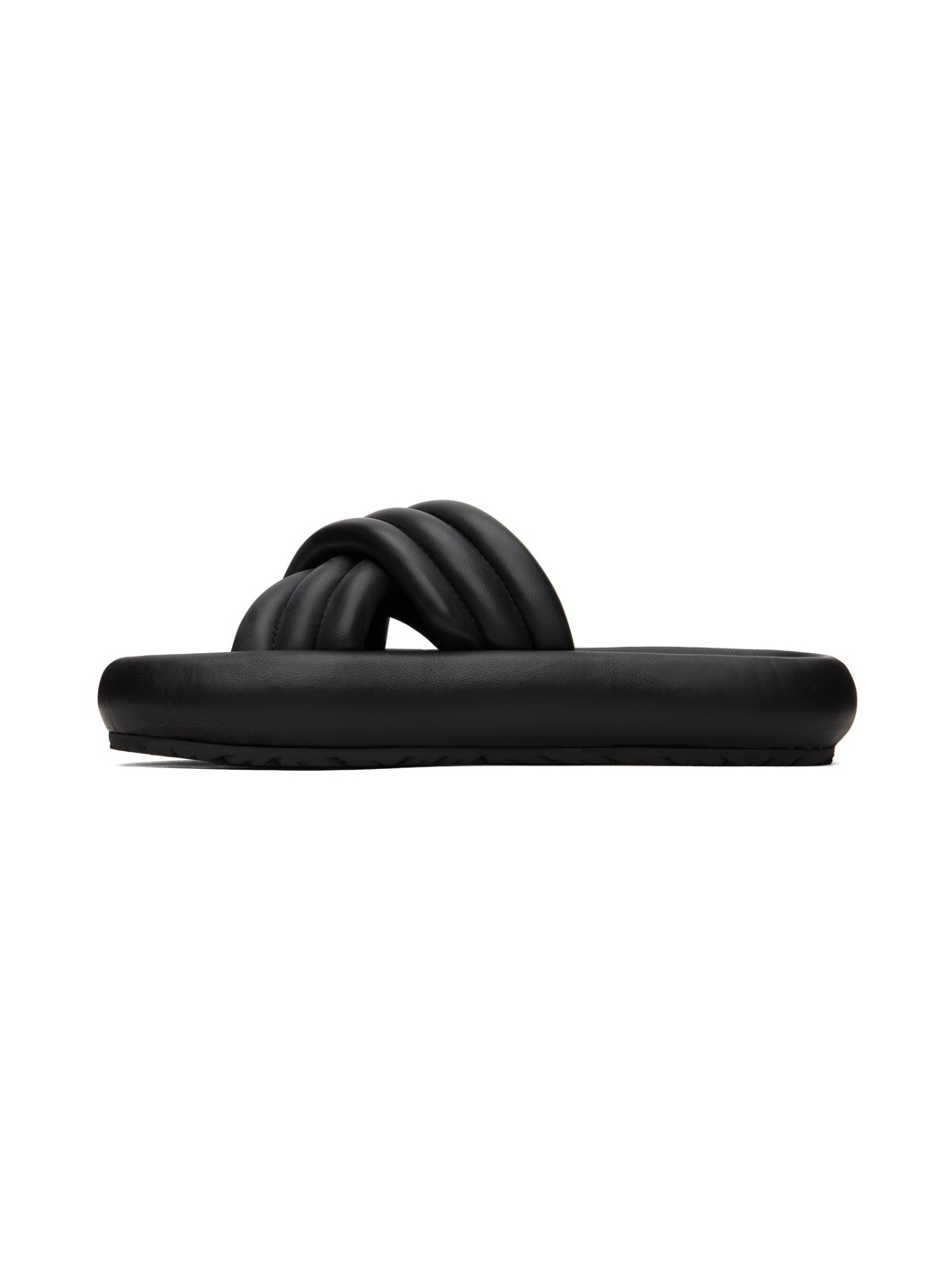 Black Niloo Flat Sandals - 3