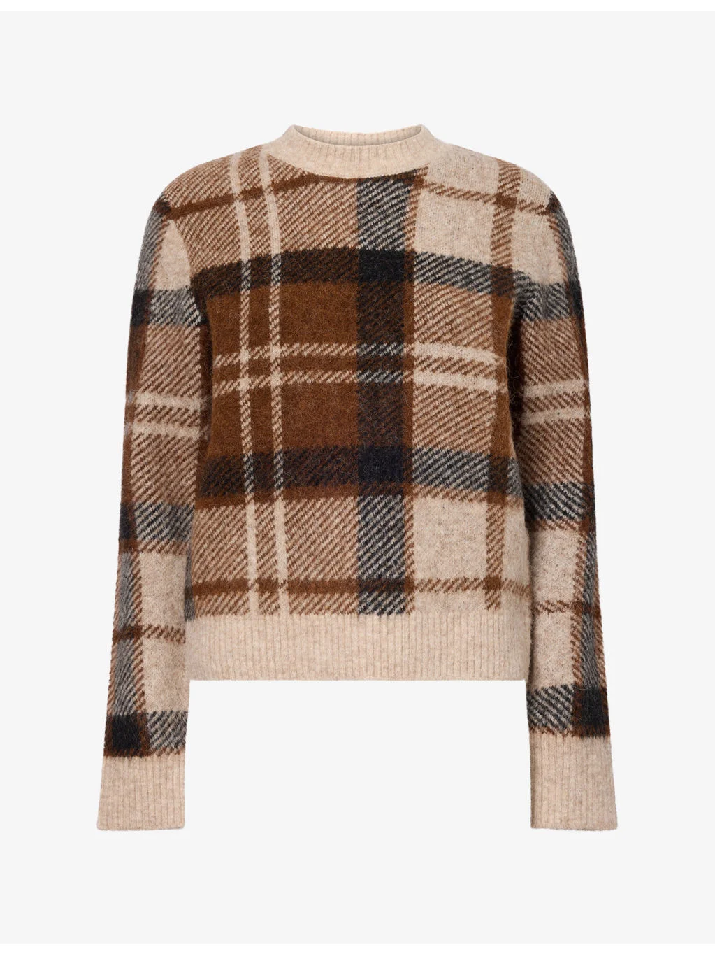 Glendyn Tartan Knitted Jumper - 1