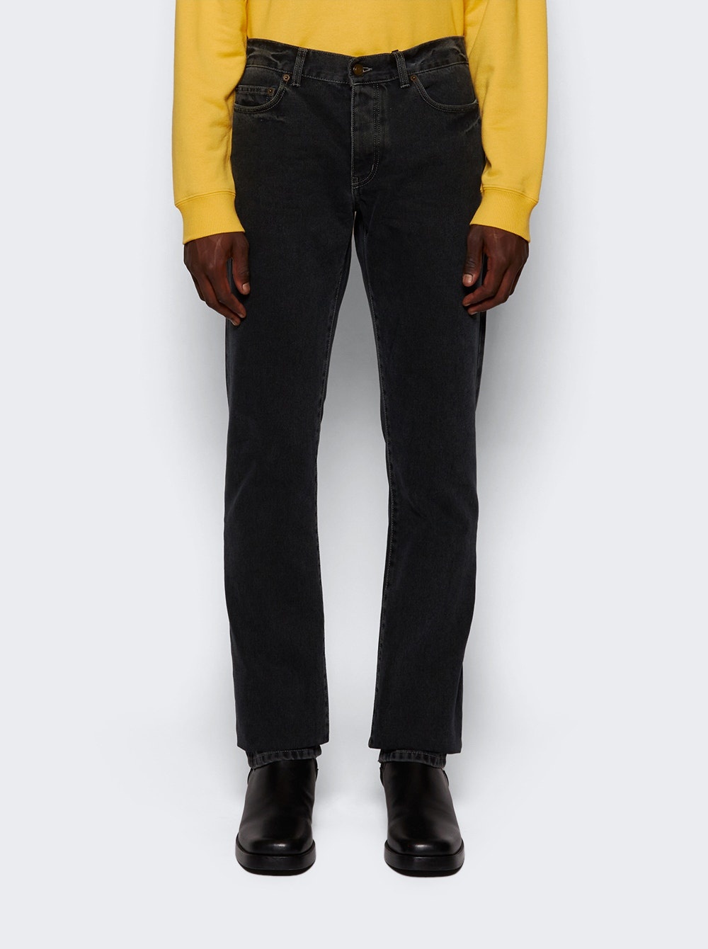 Slim Fit Jeans Dark Blue-black - 3