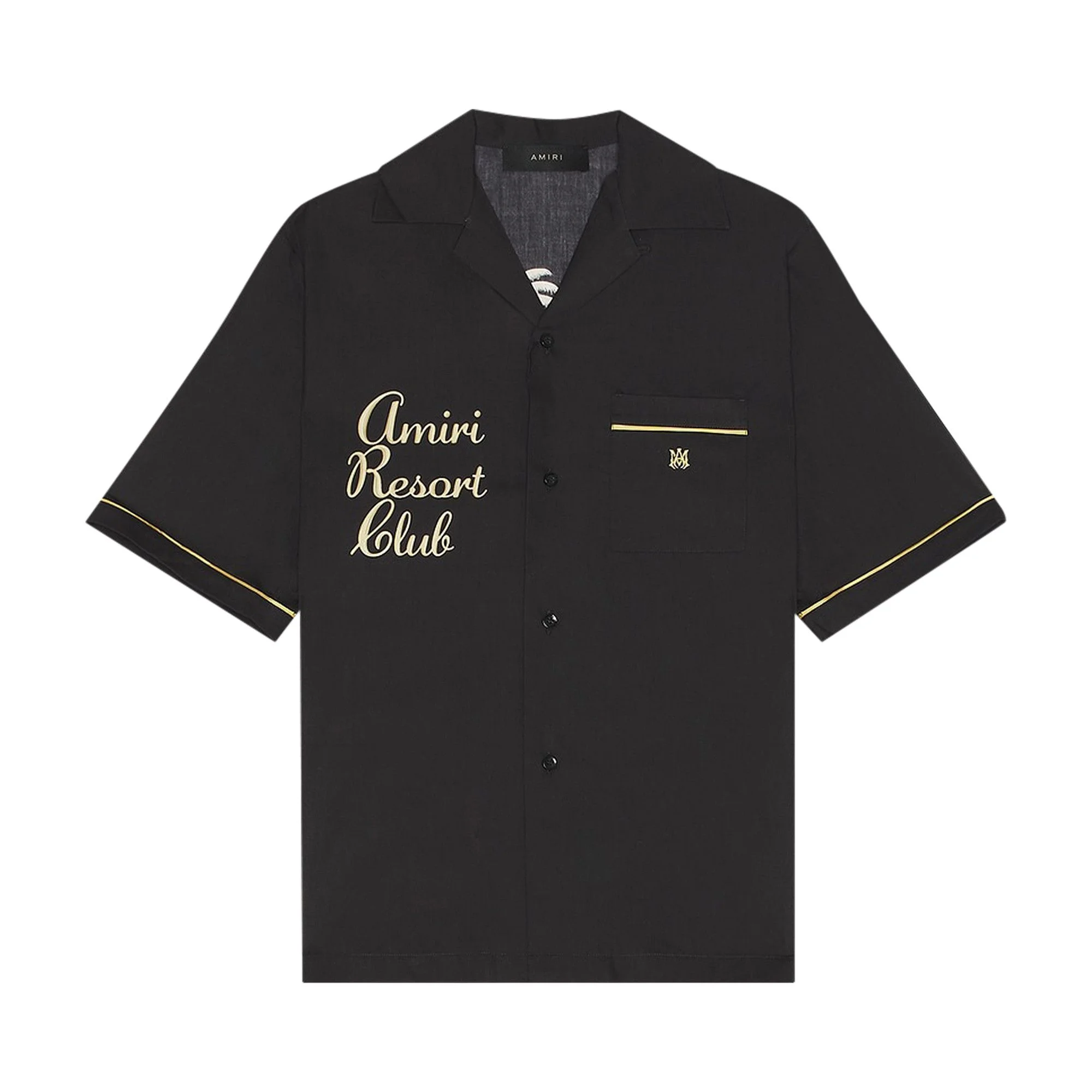 Amiri Twisted Palms Shirt 'Black' - 1