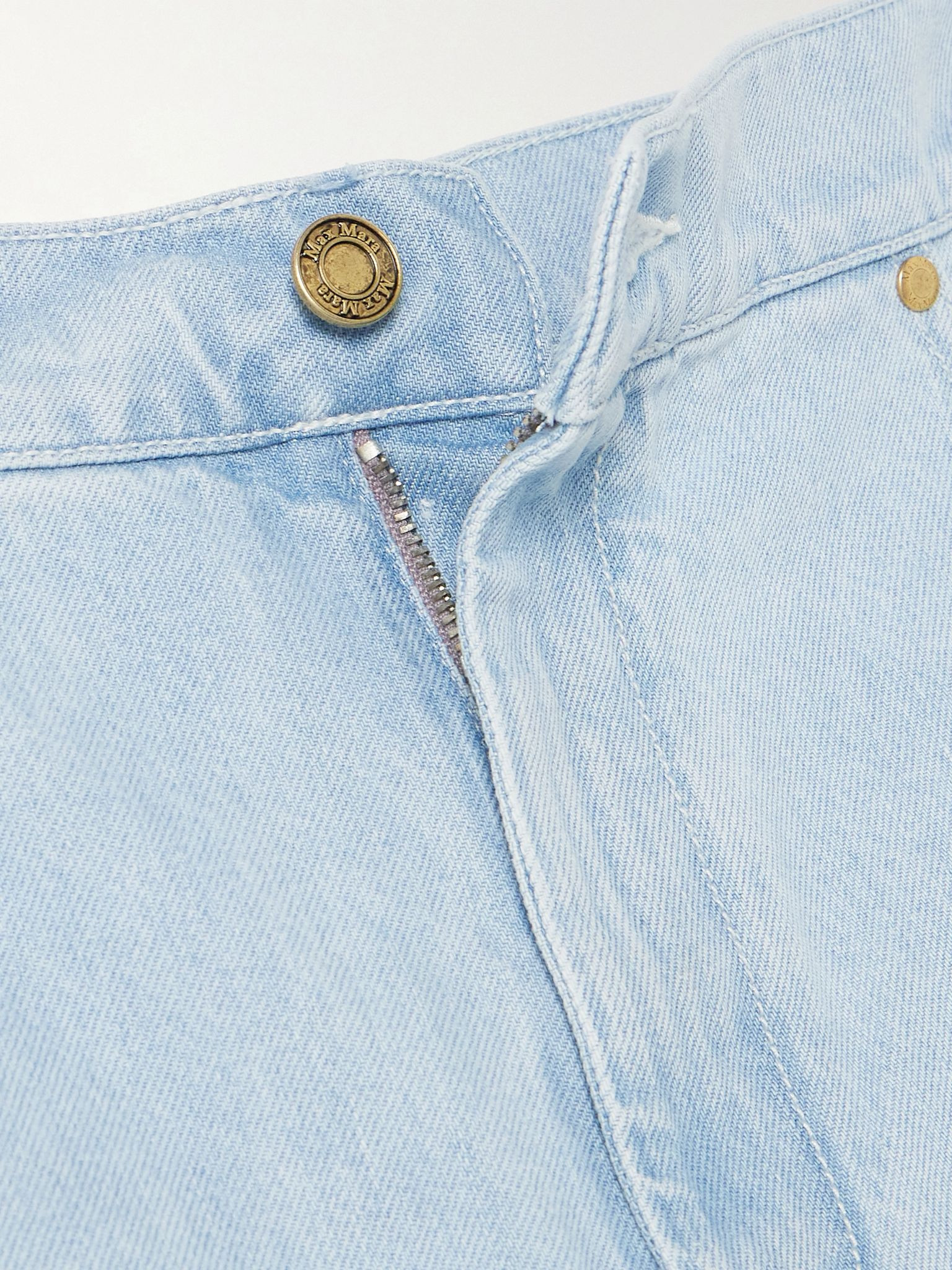 Affari high-rise wide-leg jeans Light blue - 5