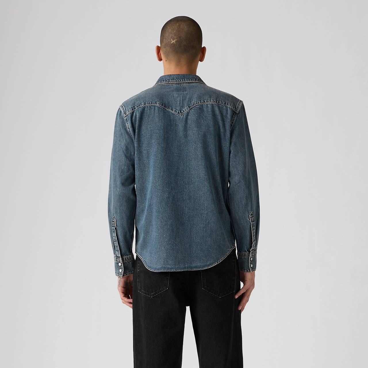 BARSTOW WESTERN DENIM SHIRT - 4
