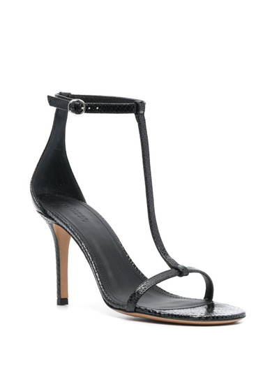 Isabel Marant 90mm open-toe leather sandals outlook
