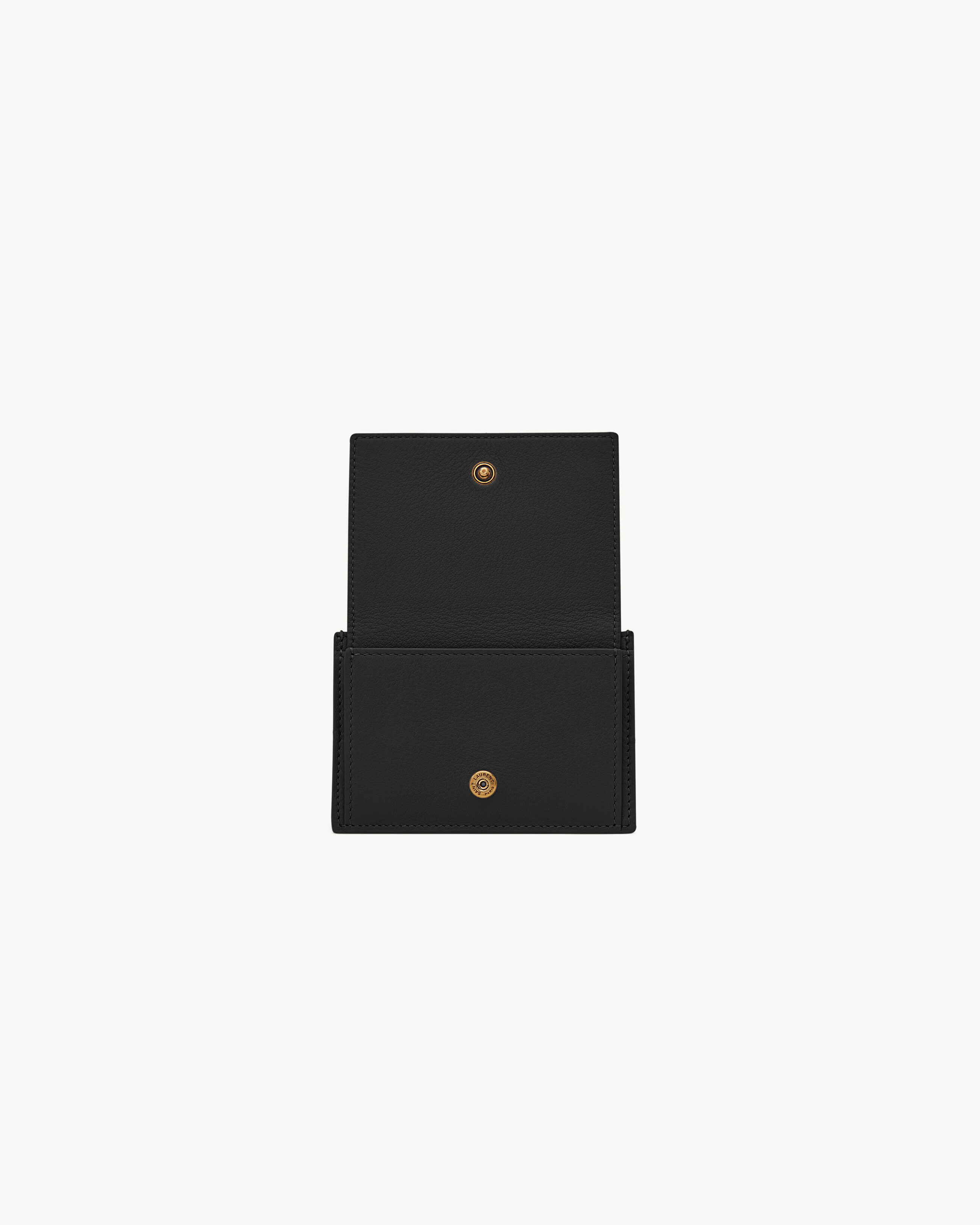 TINY CASSANDRE CARD CASE IN GRAINED LEATHER - 4