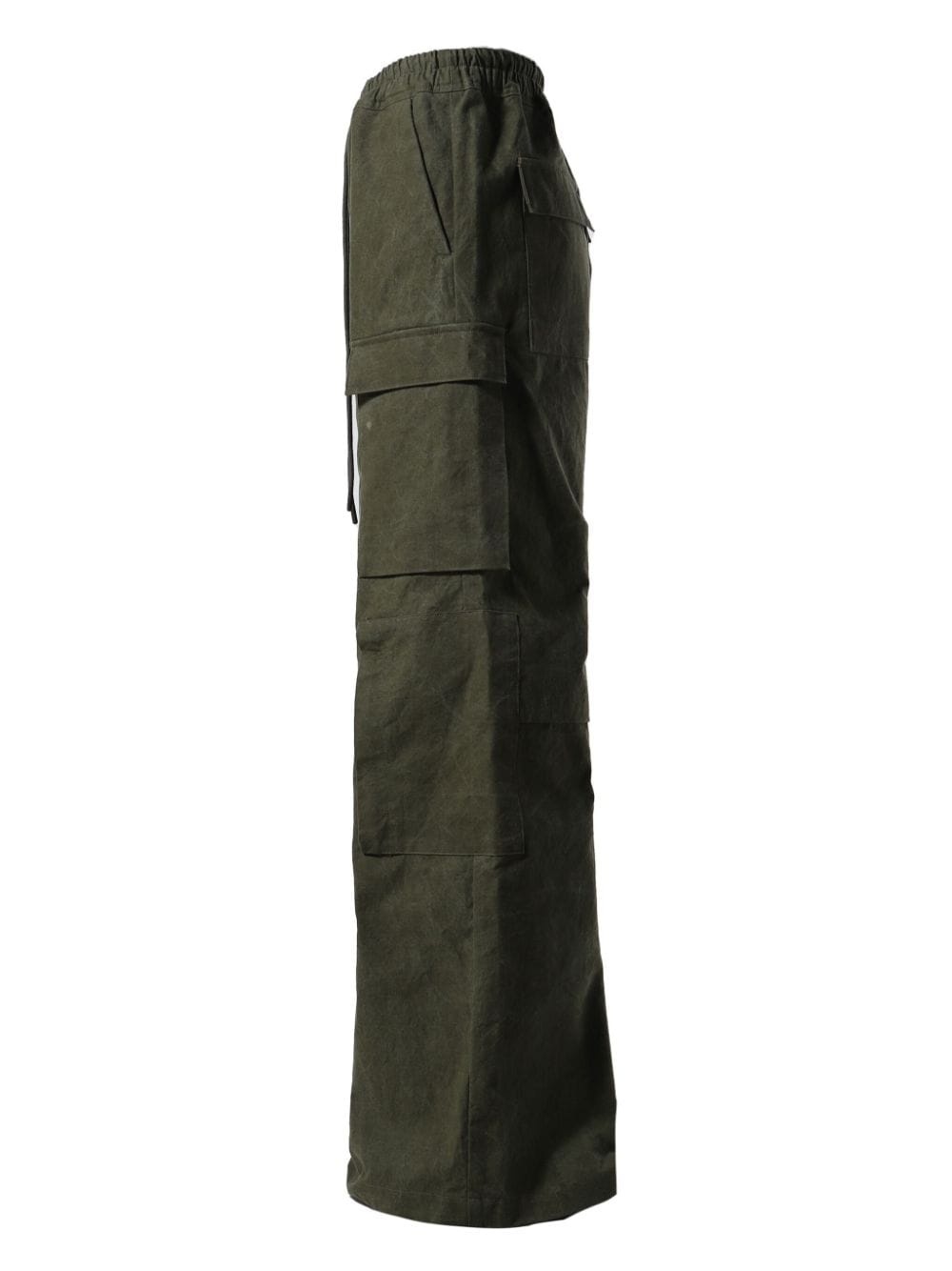 logo-embroidered cargo trousers - 3