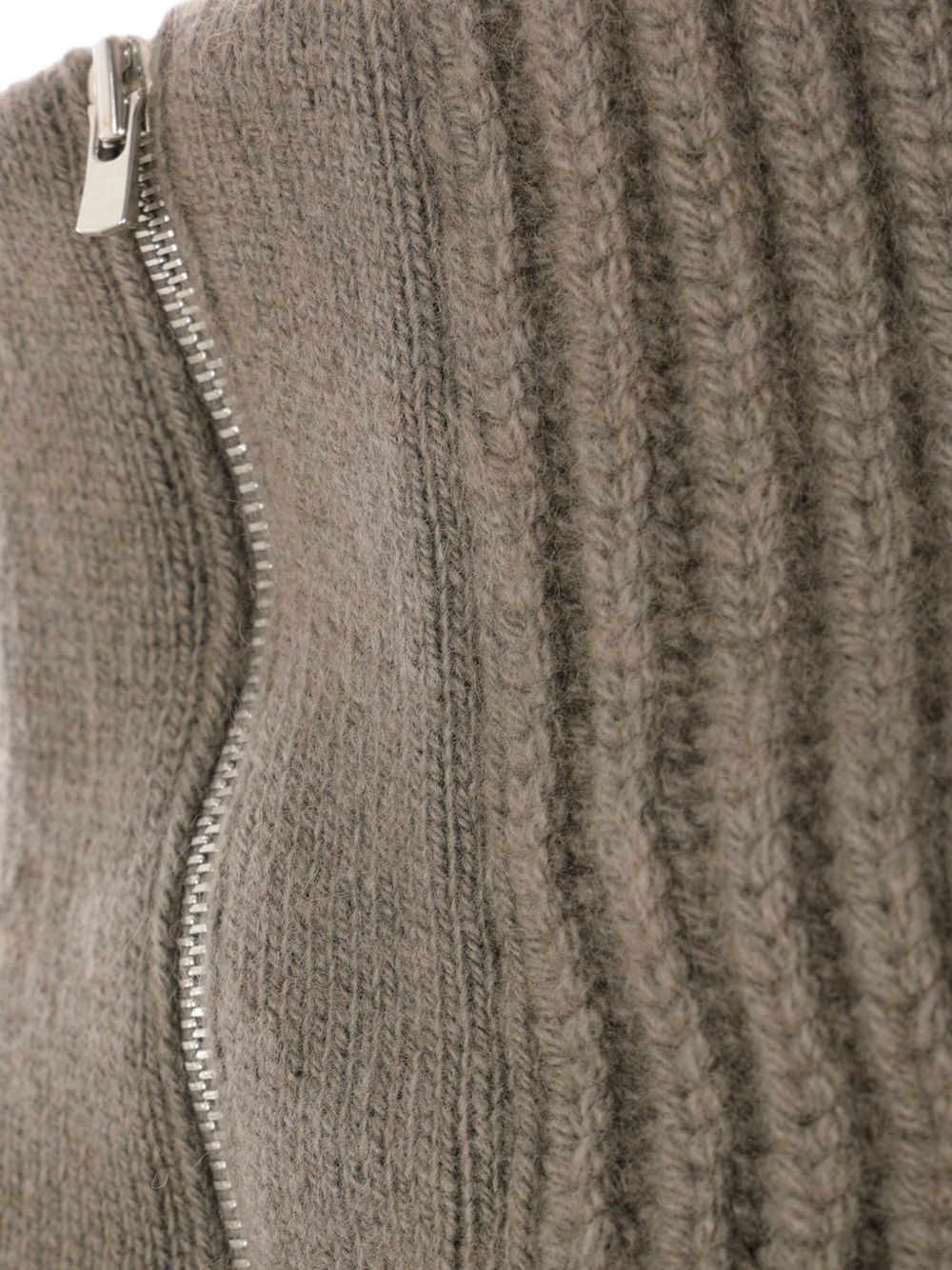 high-neck ribbed-knit sweater - 4
