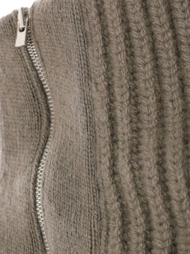 high-neck ribbed-knit sweater 4