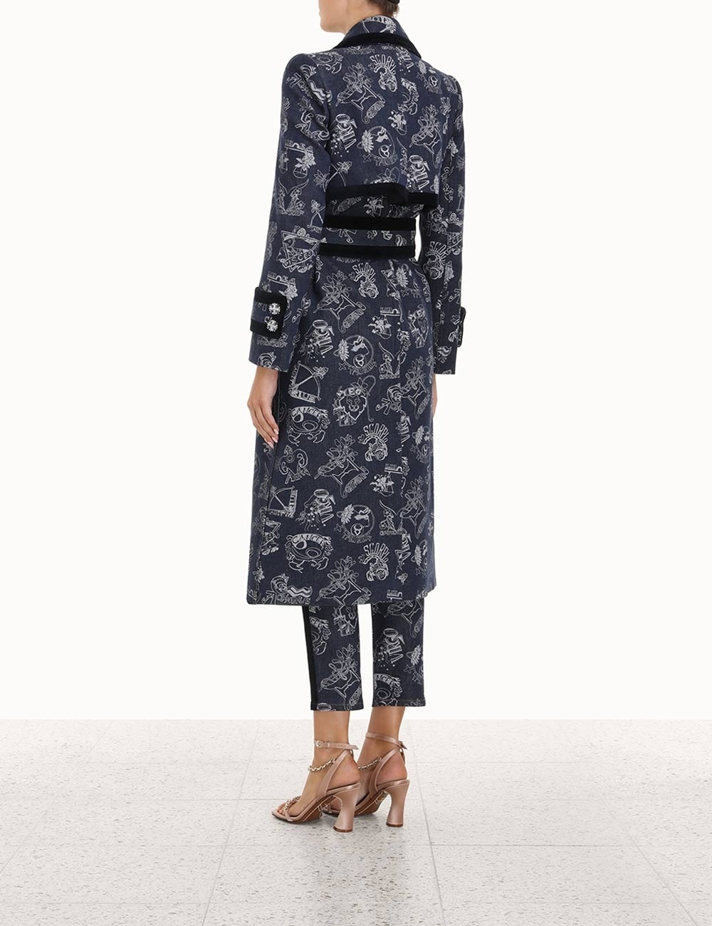 KALEIDOSCOPE DENIM TRENCH - 3