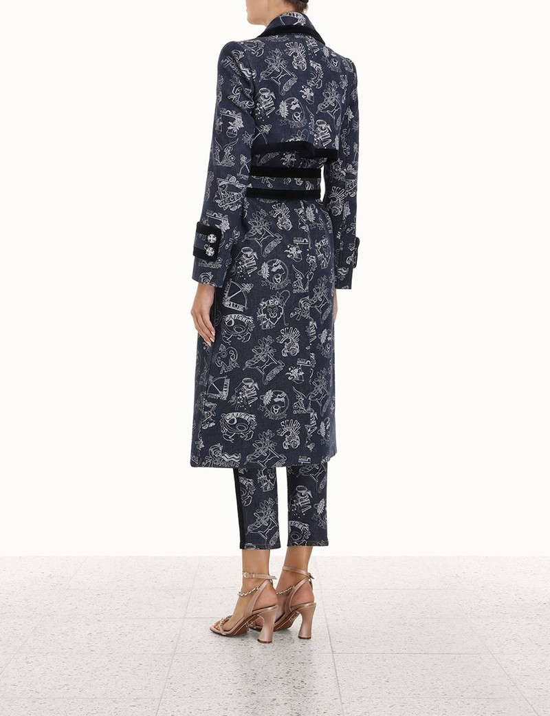 KALEIDOSCOPE DENIM TRENCH 3