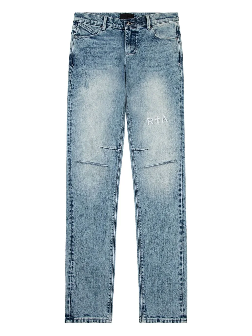 Bryant distressed bootcut jeans - 1