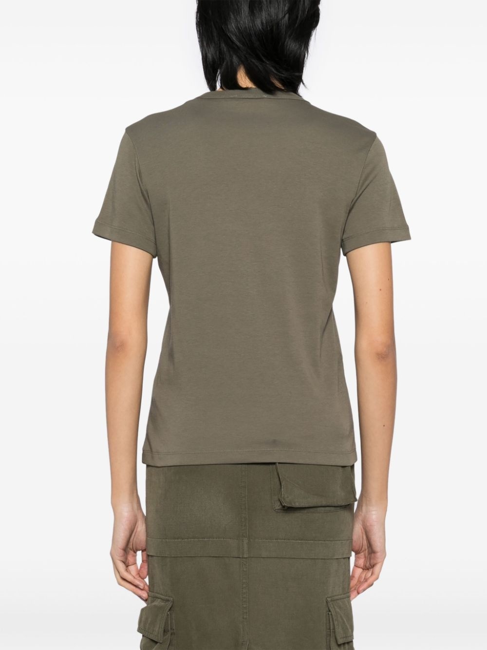 slim logo T-shirt - 4