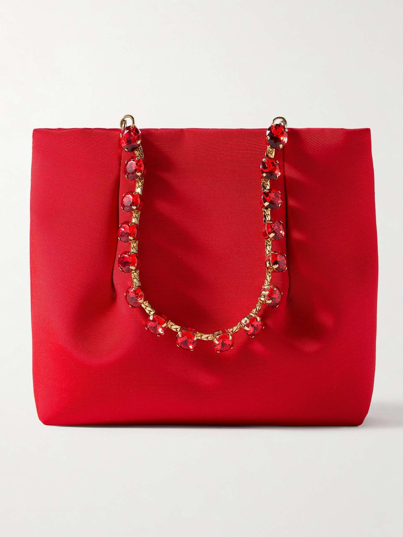 Galactic mini embellished faille tote 1