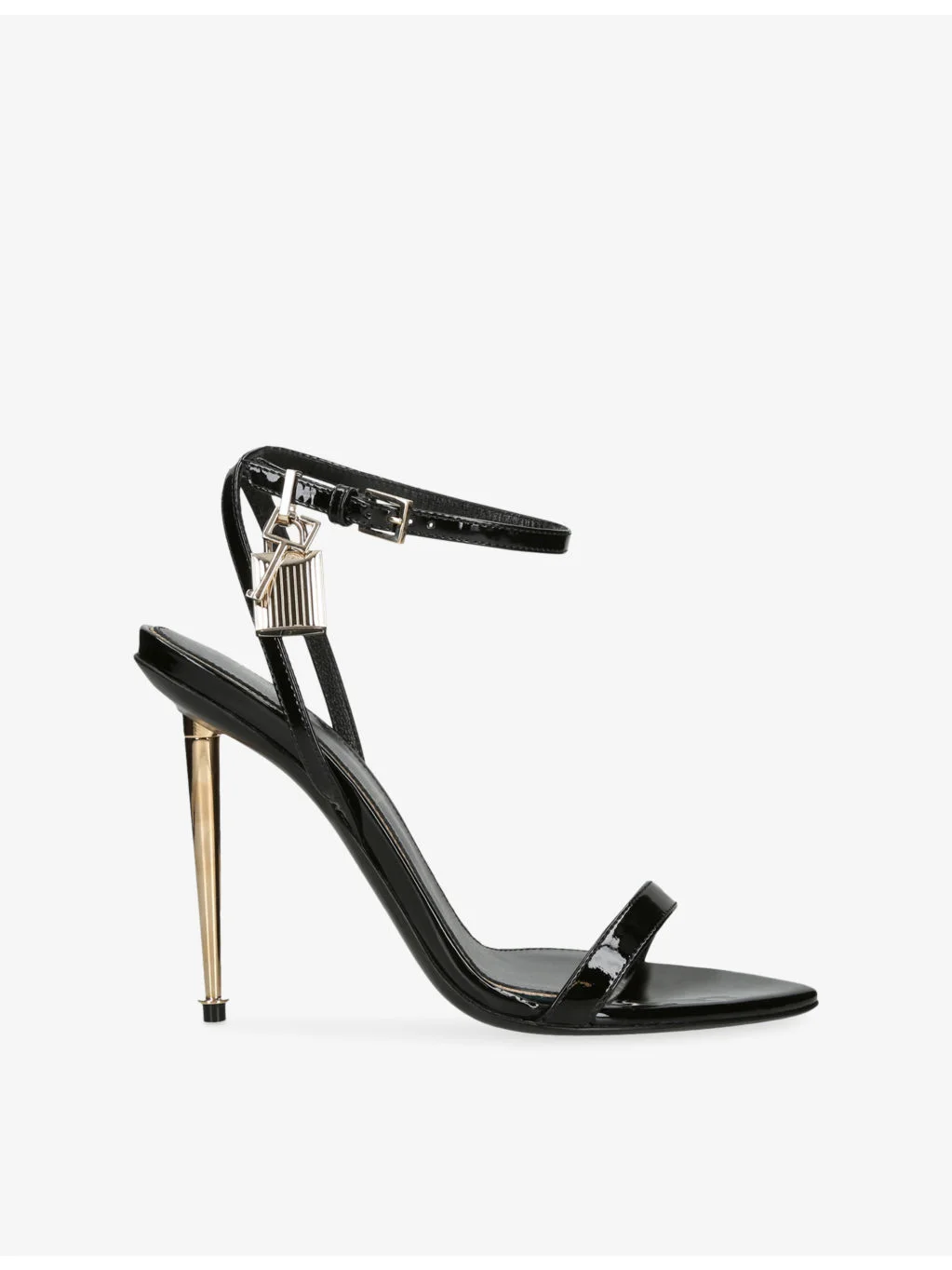 Padlock 105 Patent Leather Heeled Sandals - 1