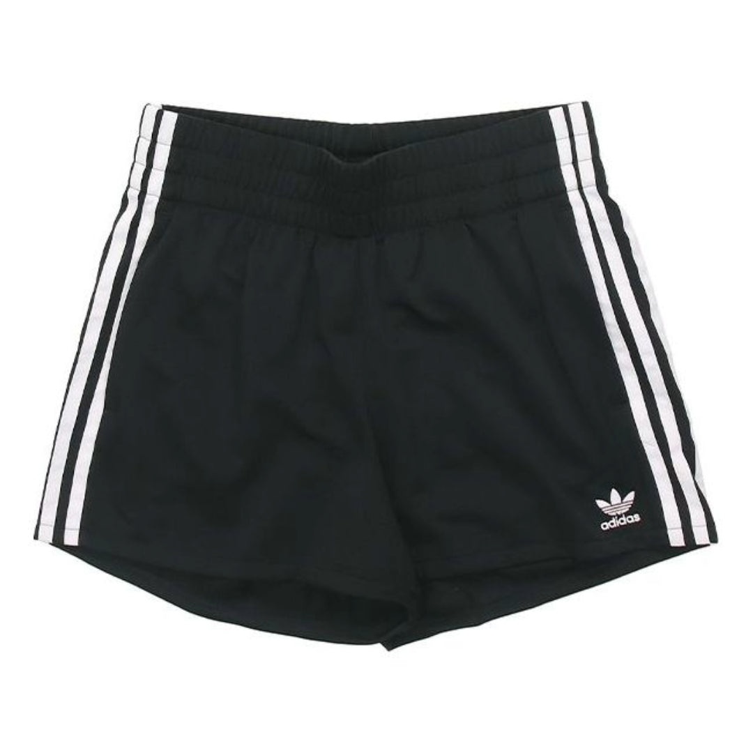 (WMNS) adidas 3-Stripes Shorts Asia Sizing 'Black White' FM2610 - 1