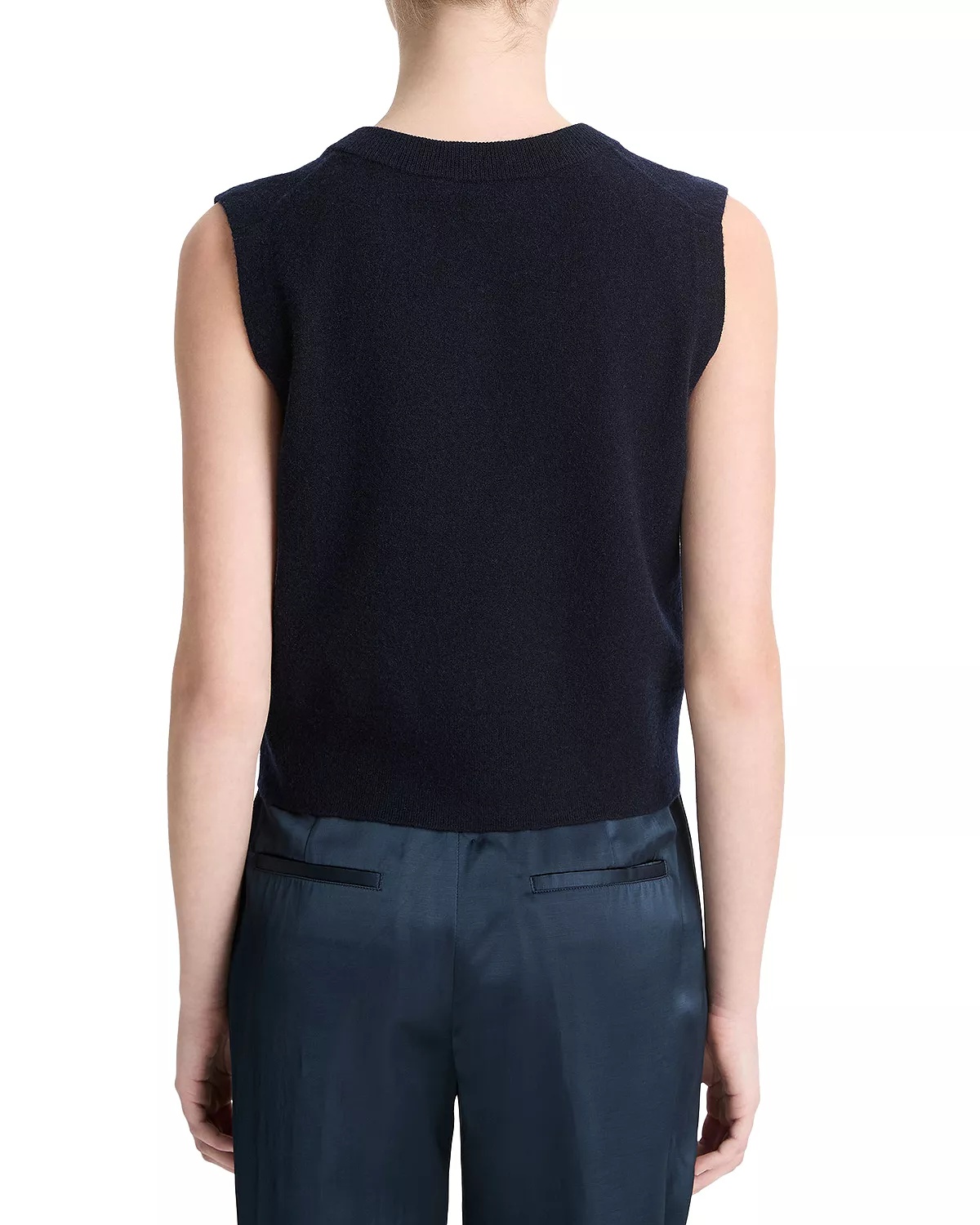 Henley Sleeveless Sweater - 3