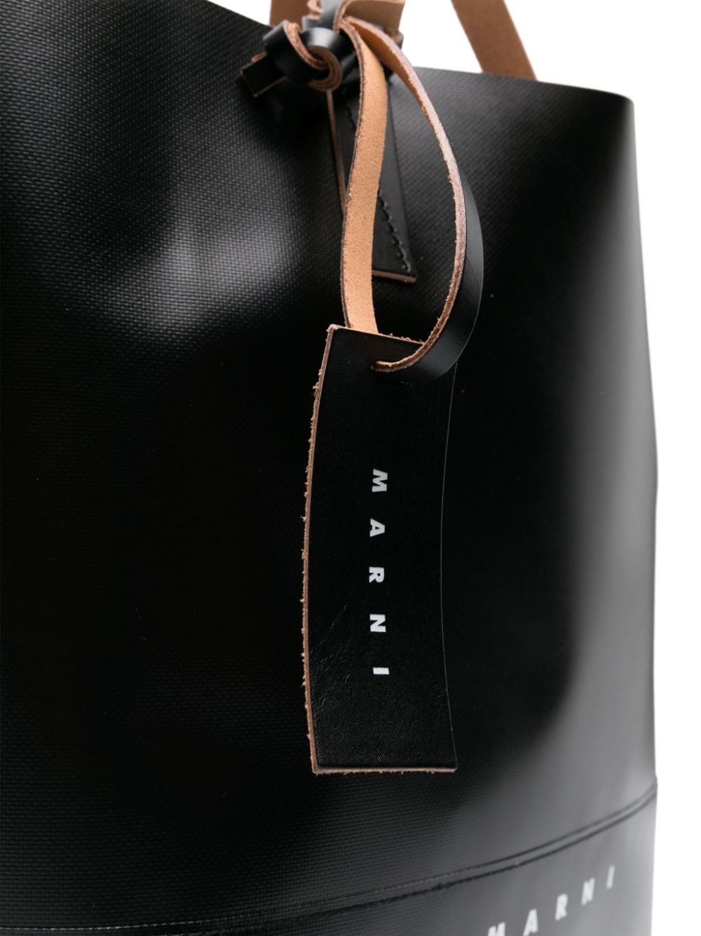 Tribeca logo-print faux-leather tote bag - 4