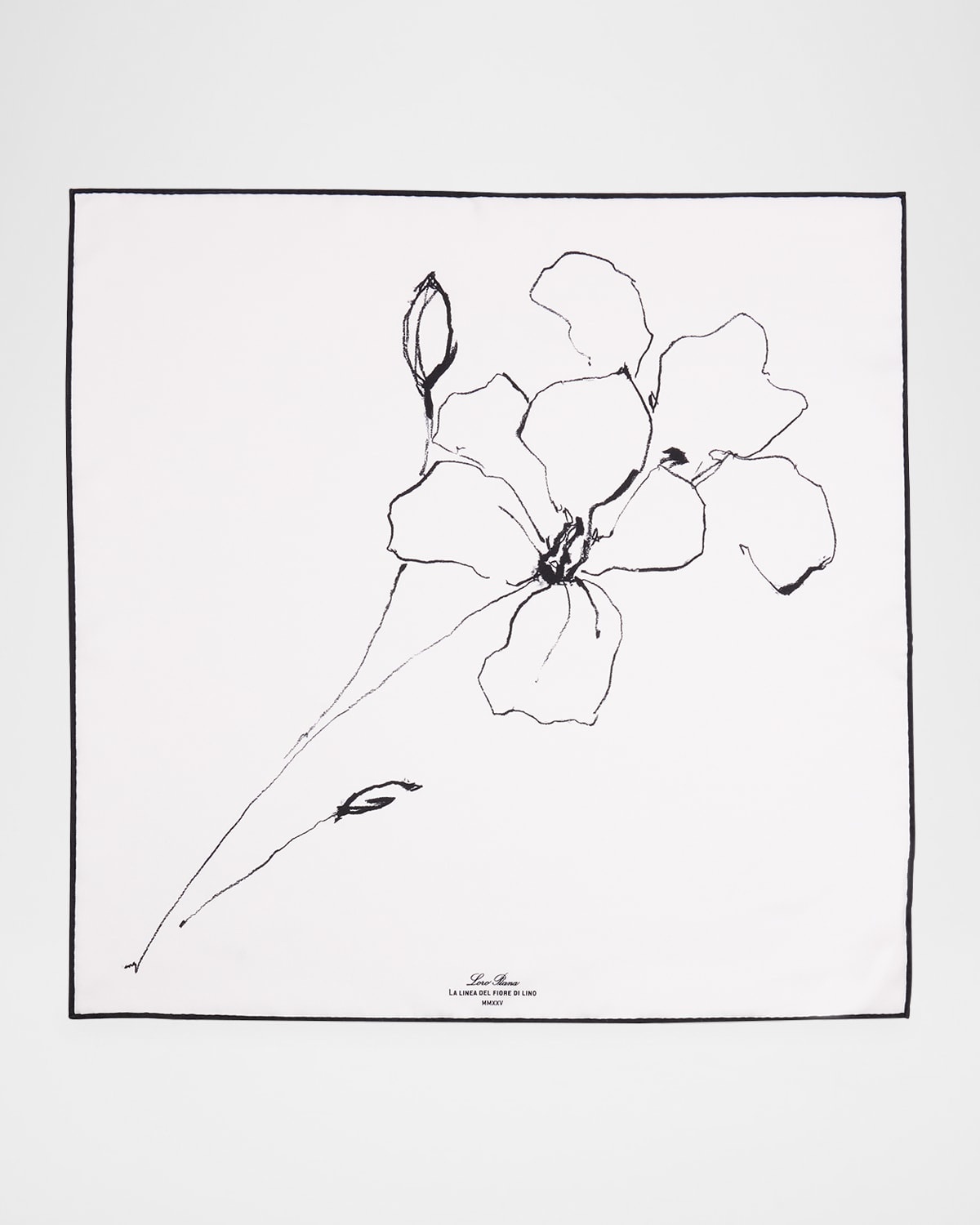 Linea Del Fiore Di Lino Silk Scarf - 1