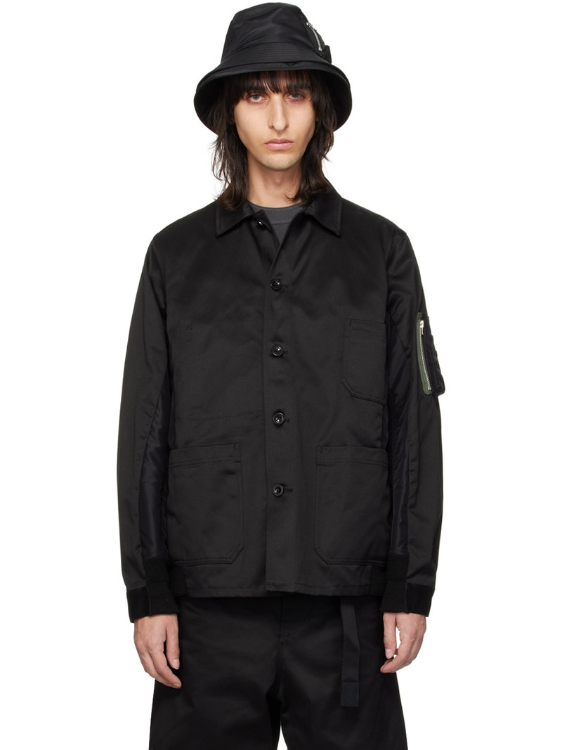 cotton shirt jacket - 1