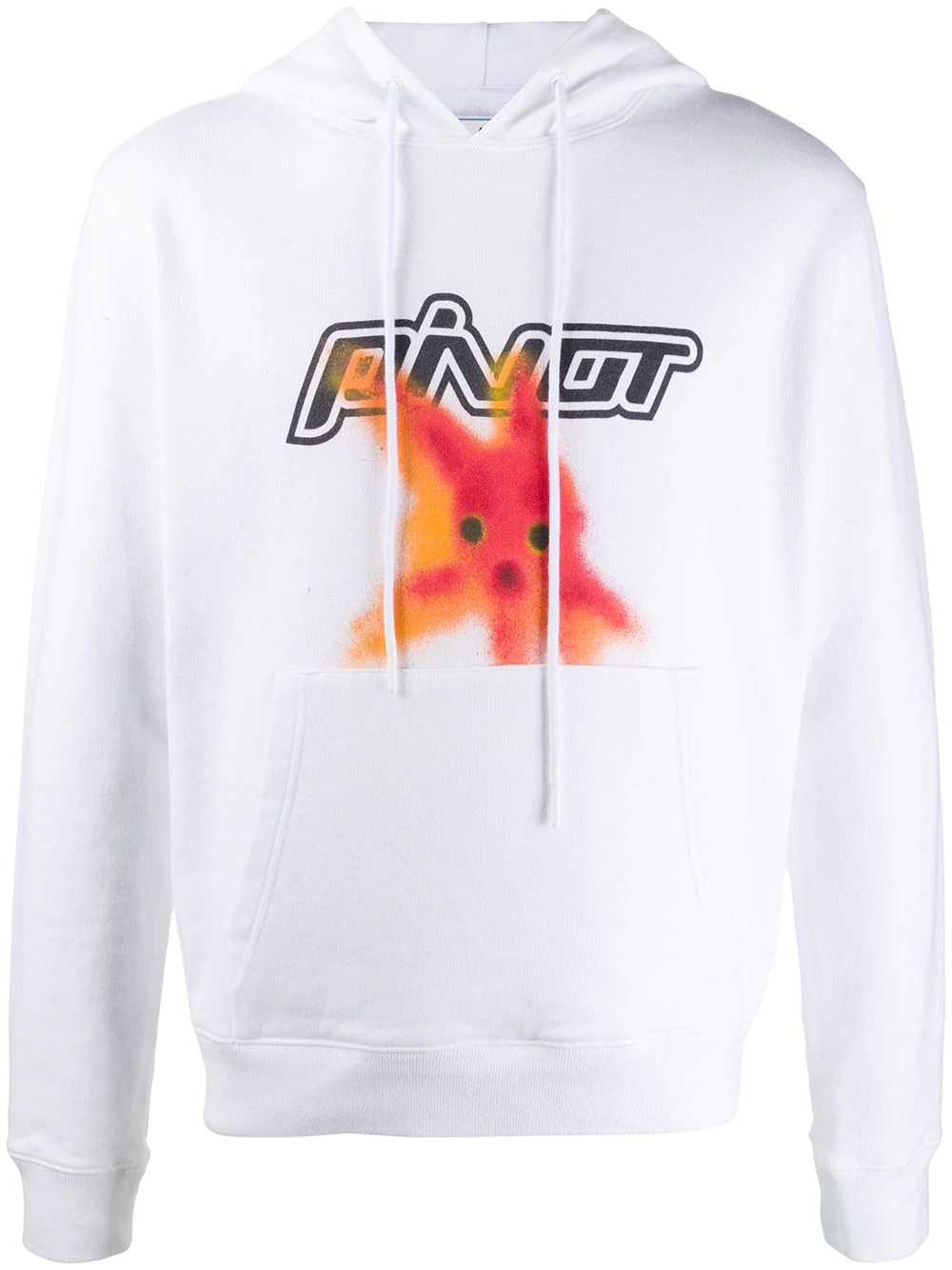 Plastic Fish printed hoodie - 1