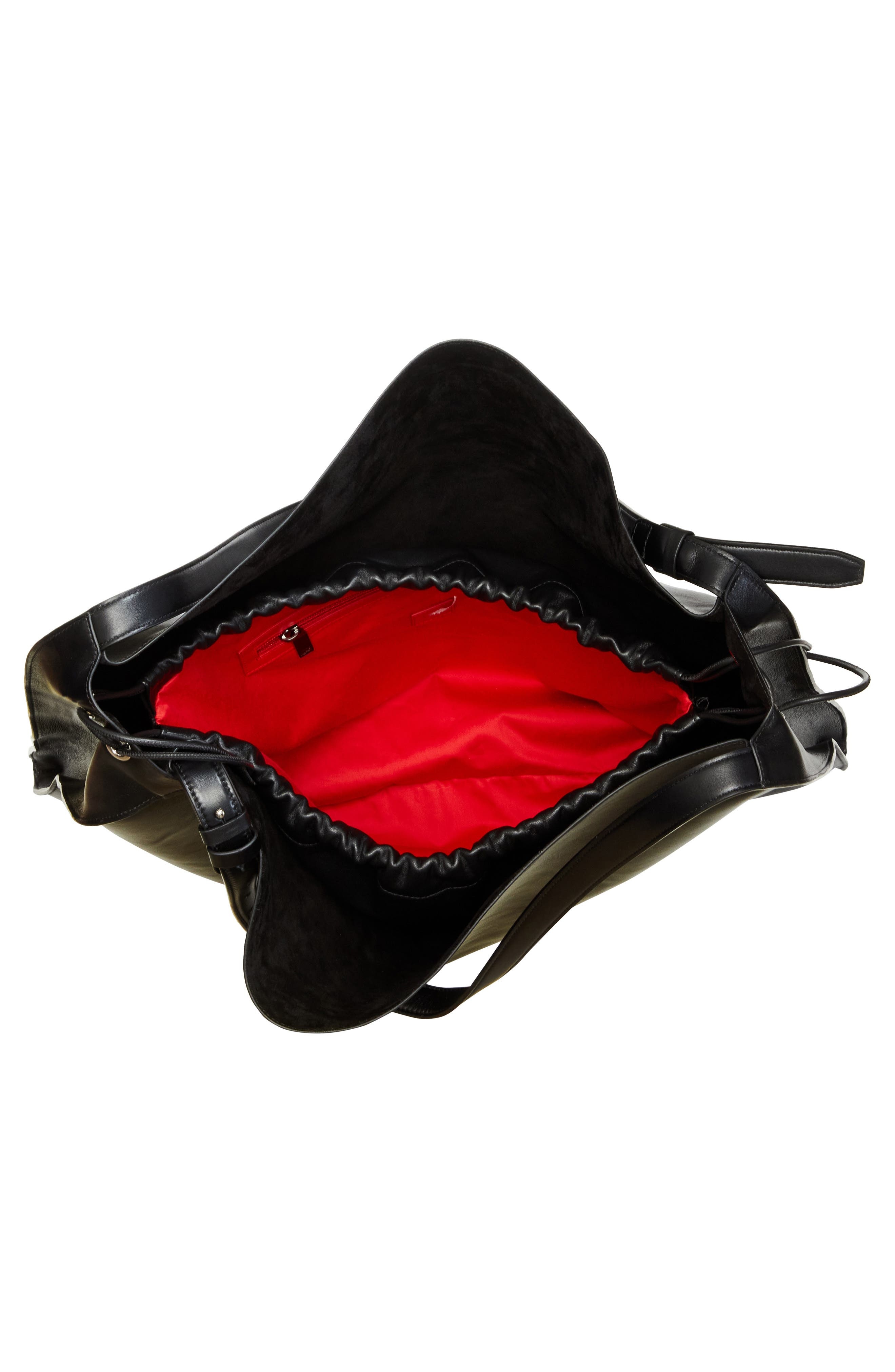Christian Louboutin Baggy Leather Tote in Black at Nordstrom - 3