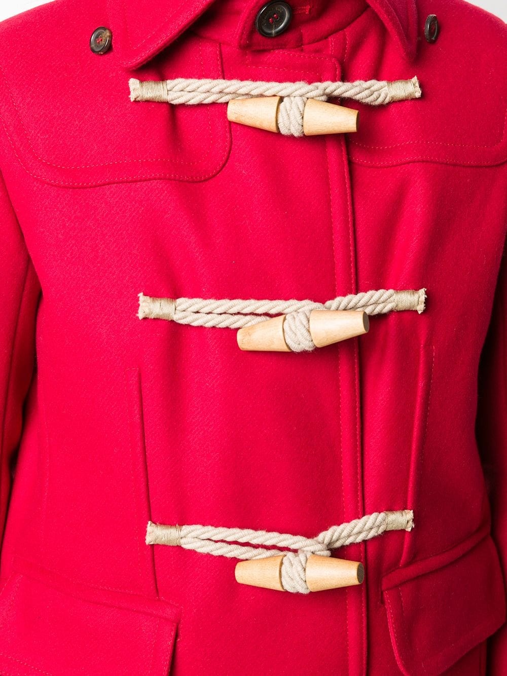 toggle-fastening jacket - 5