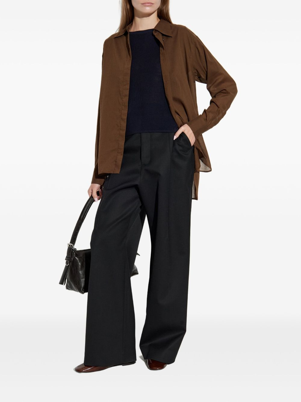 button-down cotton shirt - 2