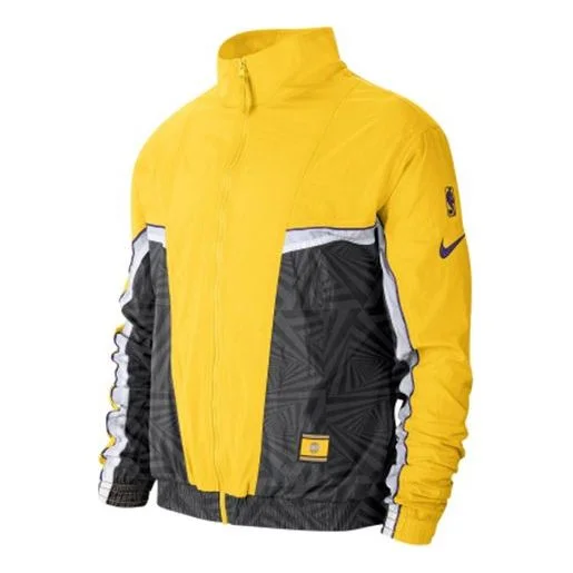 Nike Lakers City Edition Sports Jacket Yellow CN5483-010 - 1