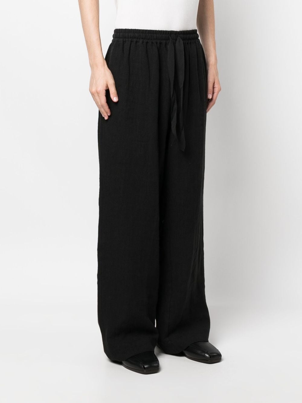 mid-rise wid-leg trousers - 3
