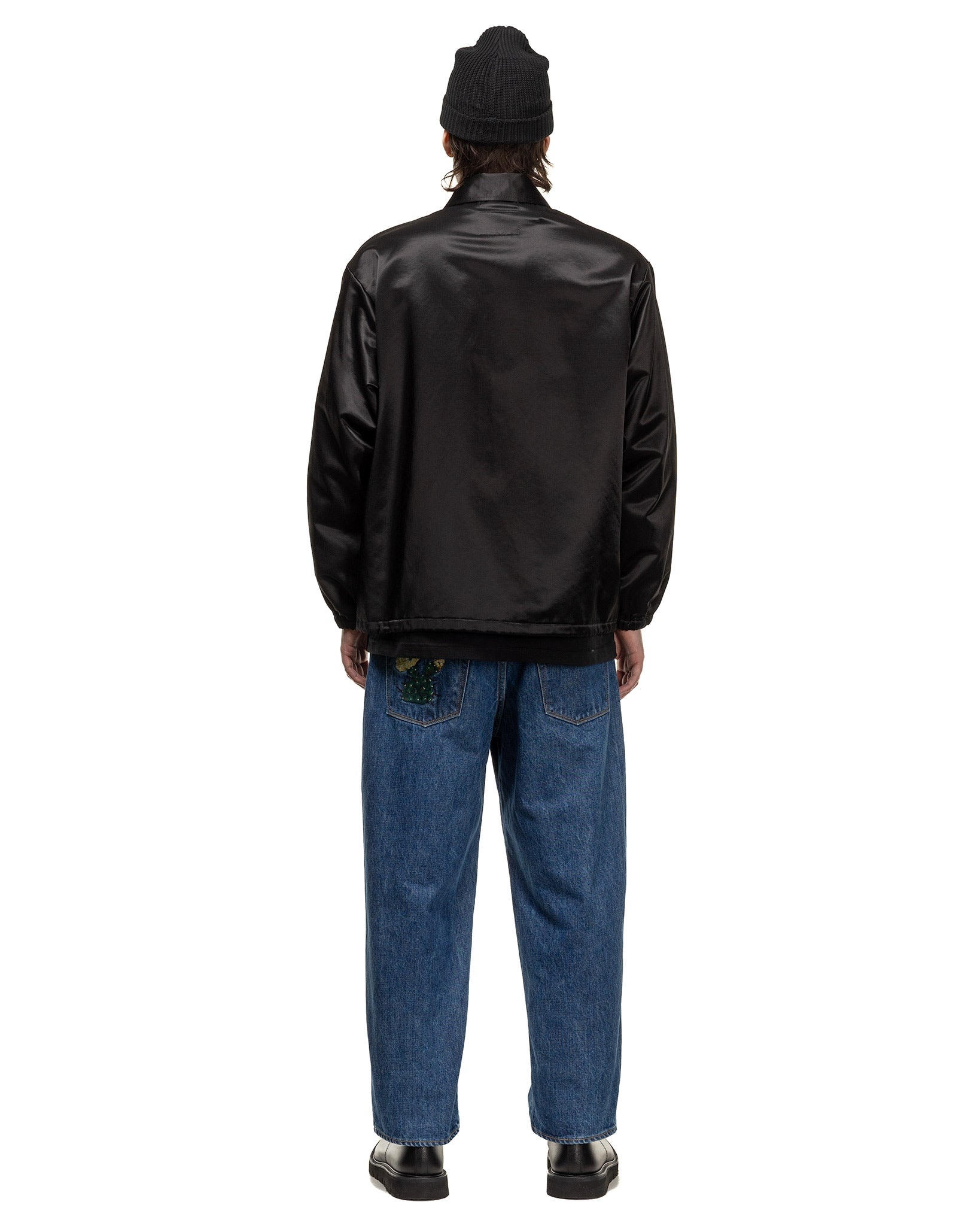 WTAPS Chief / Jacket / CTRY. Satin. League Black | REVERSIBLE