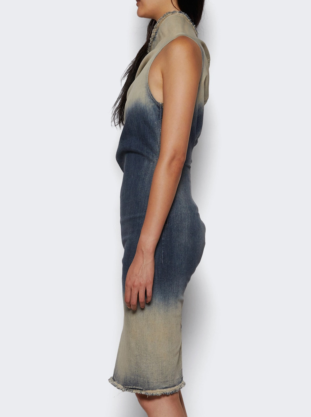 Athena Dress Hustler Degrade Stretch Denim - 3