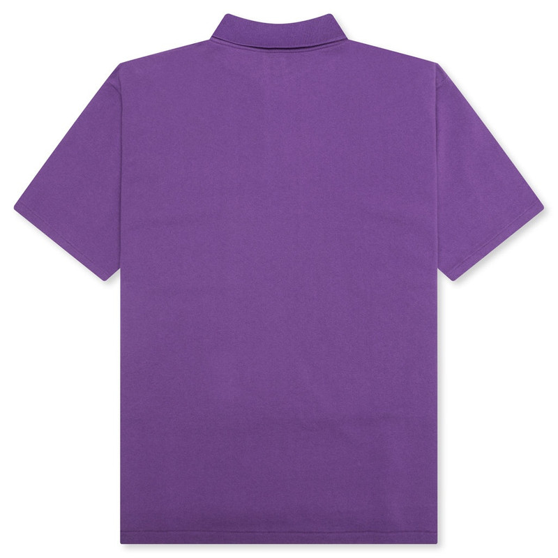 Human Made BIG POLO SHIRT - PURPLE outlook