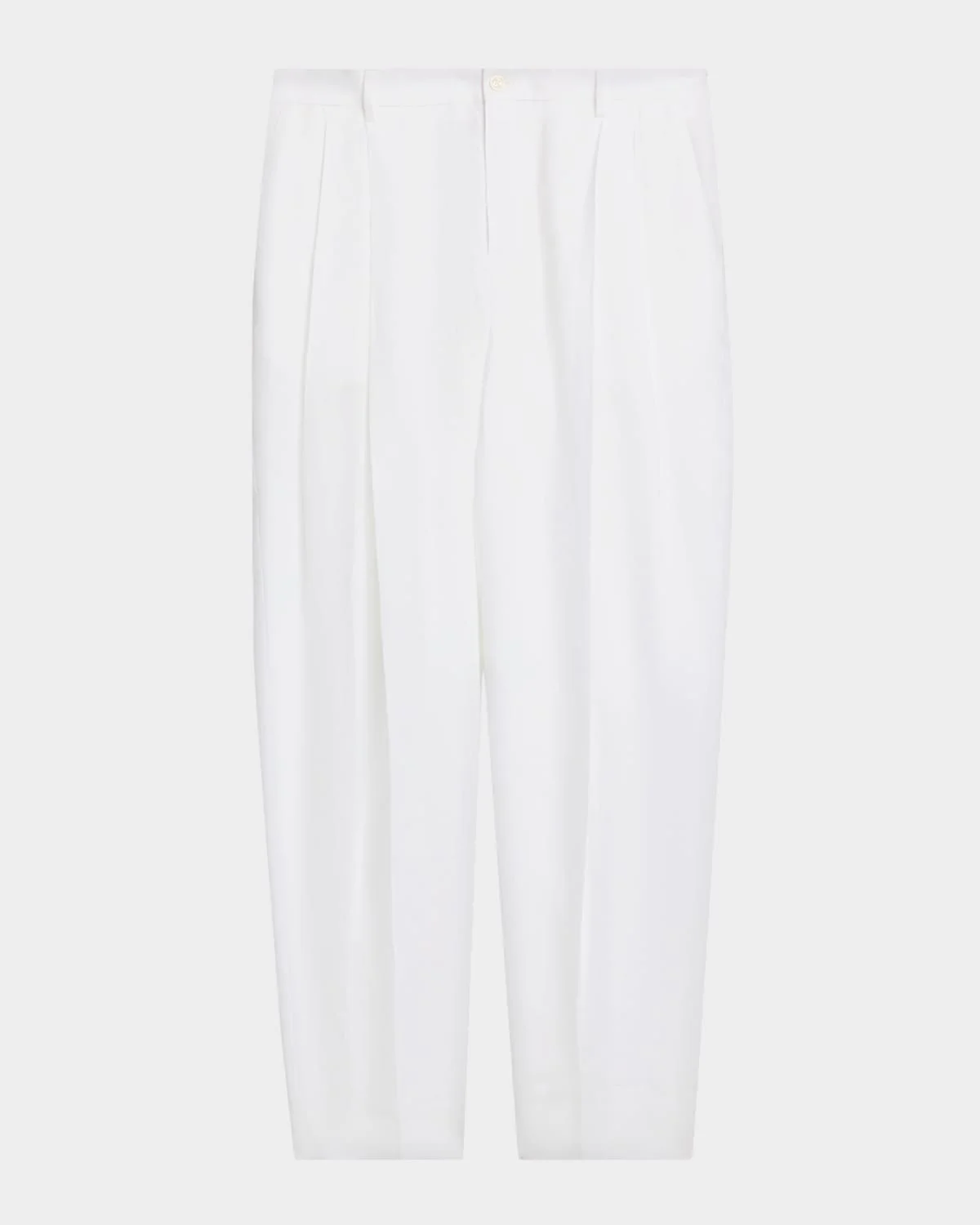 Men's Linen Double-Pleated Pants - 1