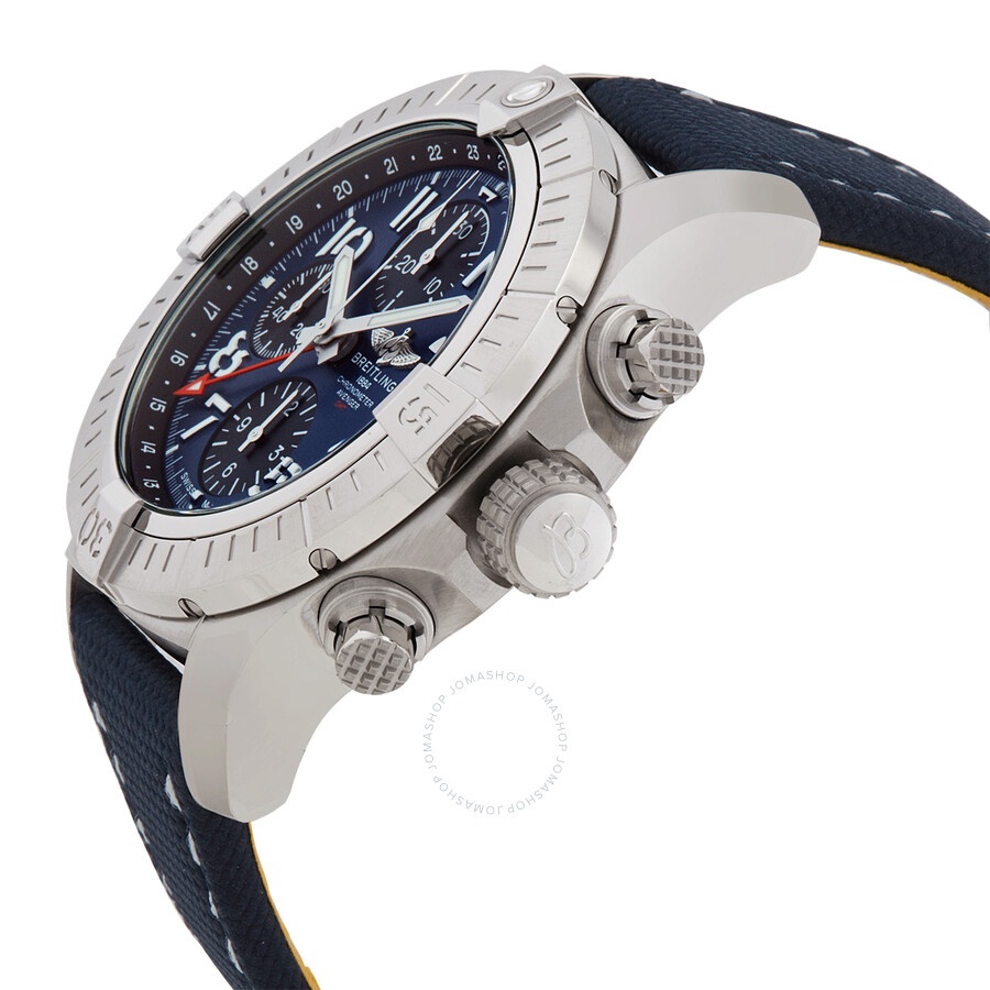 Breitling Avenger Chronograph GMT Automatic Chronometer Blue Dial Men's Watch A24315101C1X1 - 2