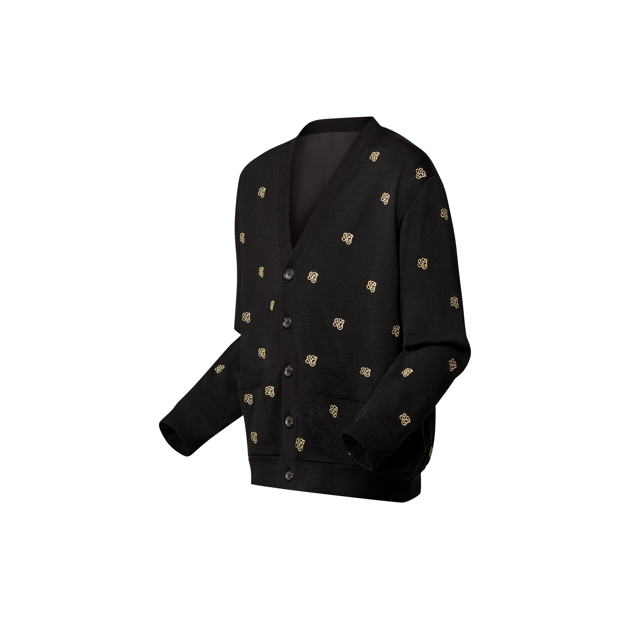 Embroidered Wool Cardigan - 2