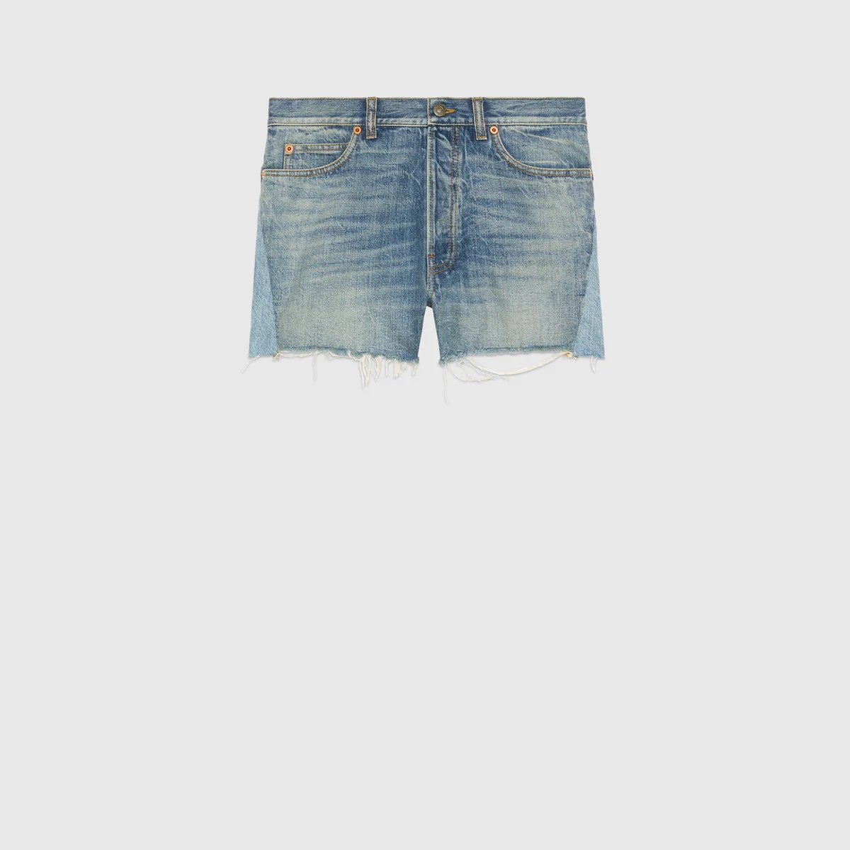 Eco resinated organic denim shorts - 1