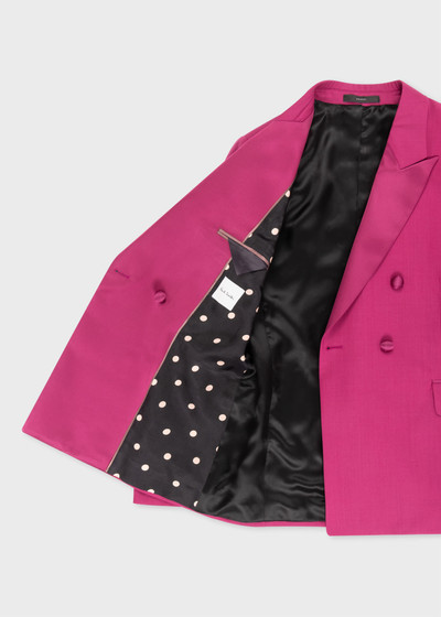 Paul Smith Magenta Wool-Mohair Double Breasted Jacket outlook