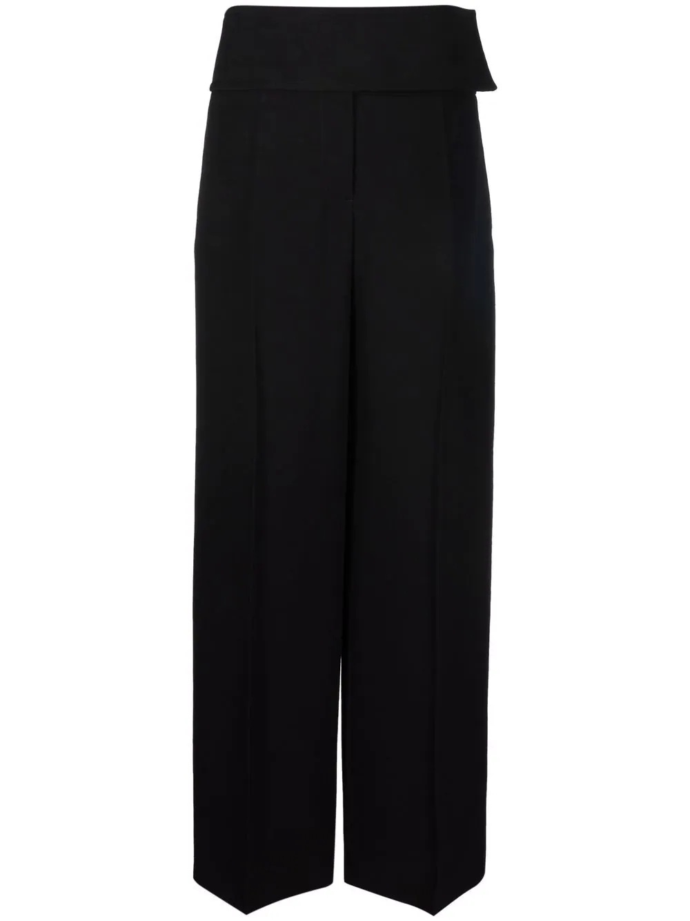 high-waisted wide-leg trousers - 1