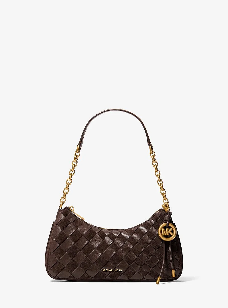 Nolita Medium Hand-Woven Leather Chain Pochette - 1