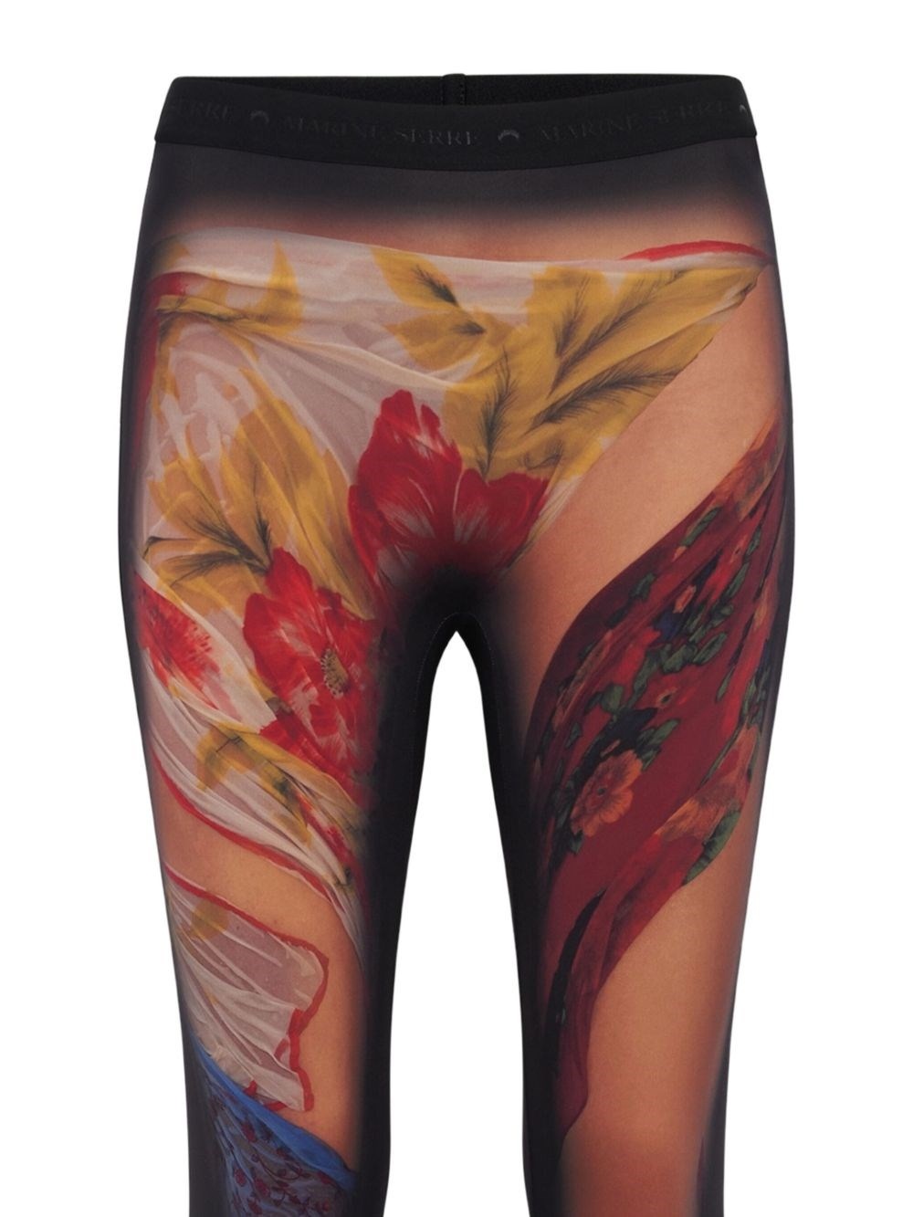 Draped Statue leggings - 2