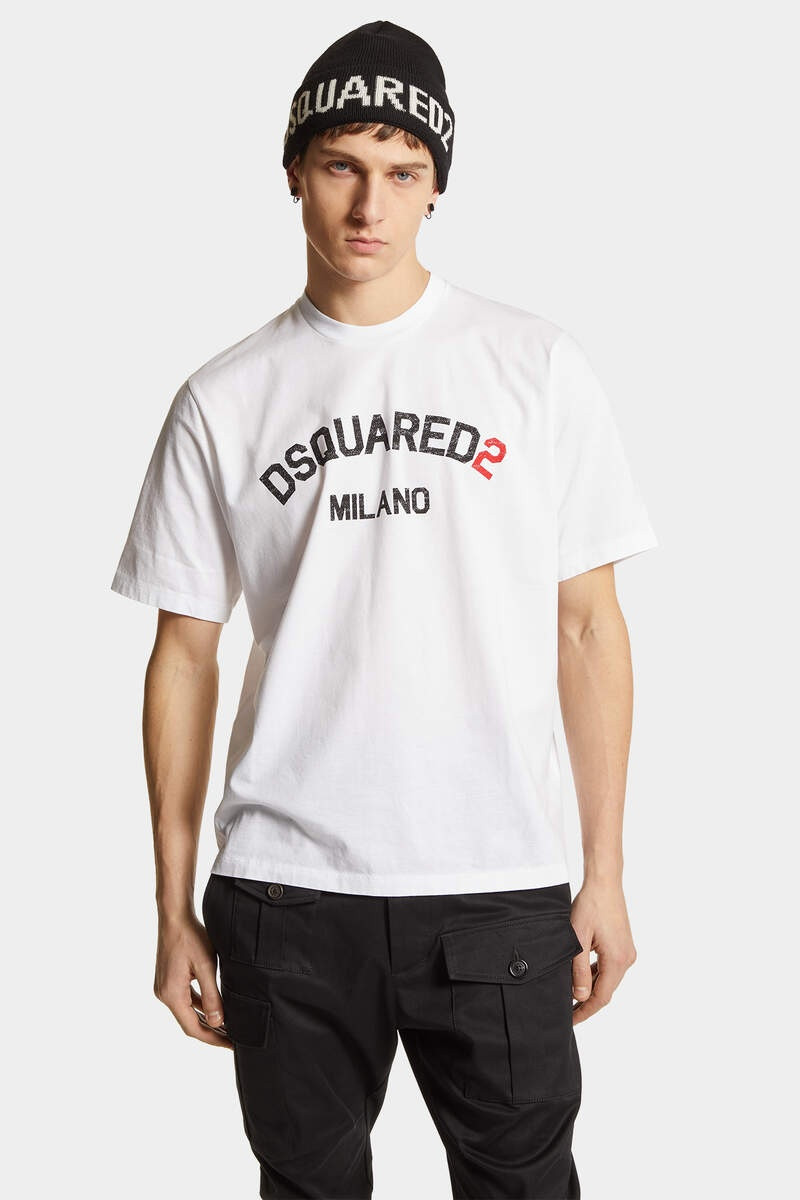 RHINESTONES PRINTED LOOSE FIT T-SHIRT 3