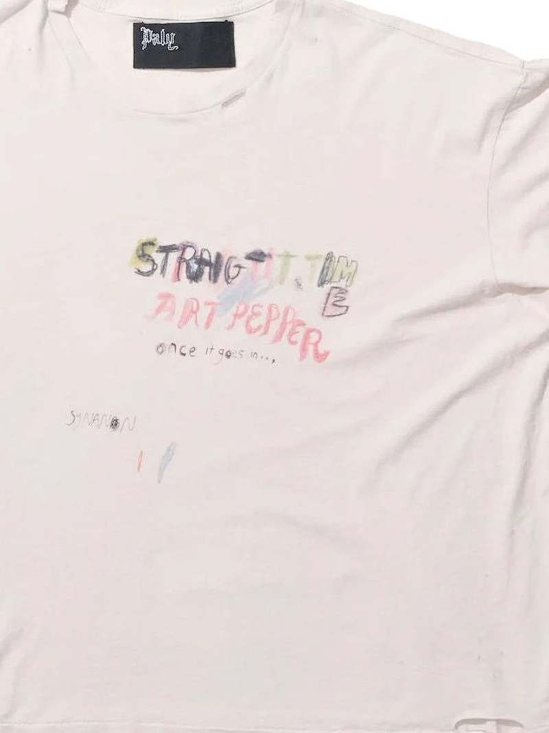 Paly Straight Time distressed T-shirt outlook